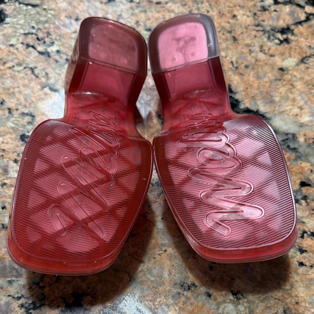 MELISSA
Shape Pink Block Heel Mules size 5 - Picture 10 of 12